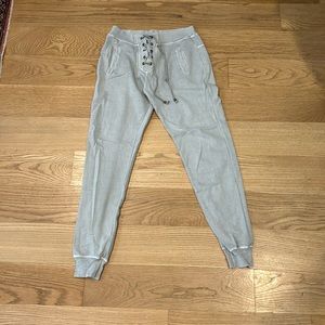 Ragdoll Lace Up Jogger Sweatpants Size L